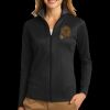 Ladies Vertical Texture Full Zip Jacket Thumbnail