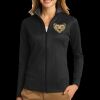 Ladies Vertical Texture Full Zip Jacket Thumbnail
