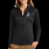 Ladies Vertical Texture Full Zip Jacket Thumbnail