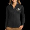 Ladies Vertical Texture Full Zip Jacket Thumbnail