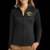 Ladies Vertical Texture Full Zip Jacket Thumbnail