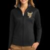 Ladies Vertical Texture Full Zip Jacket Thumbnail