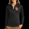 Ladies Vertical Texture Full Zip Jacket Thumbnail