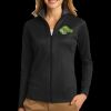 Ladies Vertical Texture Full Zip Jacket Thumbnail