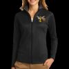 Ladies Vertical Texture Full Zip Jacket Thumbnail