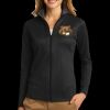 Ladies Vertical Texture Full Zip Jacket Thumbnail