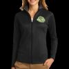 Ladies Vertical Texture Full Zip Jacket Thumbnail
