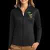 Ladies Vertical Texture Full Zip Jacket Thumbnail