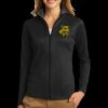 Ladies Vertical Texture Full Zip Jacket Thumbnail