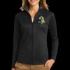 Ladies Vertical Texture Full Zip Jacket Thumbnail