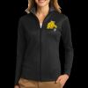 Ladies Vertical Texture Full Zip Jacket Thumbnail