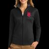 Ladies Vertical Texture Full Zip Jacket Thumbnail