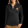 Ladies Vertical Texture Full Zip Jacket Thumbnail