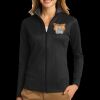 Ladies Vertical Texture Full Zip Jacket Thumbnail