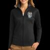 Ladies Vertical Texture Full Zip Jacket Thumbnail