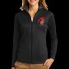 Ladies Vertical Texture Full Zip Jacket Thumbnail