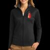 Ladies Vertical Texture Full Zip Jacket Thumbnail