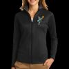 Ladies Vertical Texture Full Zip Jacket Thumbnail