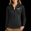 Ladies Vertical Texture Full Zip Jacket Thumbnail