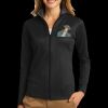 Ladies Vertical Texture Full Zip Jacket Thumbnail