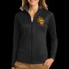 Ladies Vertical Texture Full Zip Jacket Thumbnail