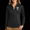 Ladies Vertical Texture Full Zip Jacket Thumbnail