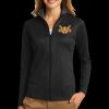 Ladies Vertical Texture Full Zip Jacket Thumbnail