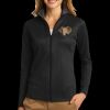 Ladies Vertical Texture Full Zip Jacket Thumbnail