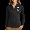 Ladies Vertical Texture Full Zip Jacket Thumbnail