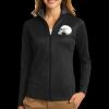 Ladies Vertical Texture Full Zip Jacket Thumbnail