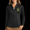 Ladies Vertical Texture Full Zip Jacket Thumbnail