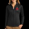 Ladies Vertical Texture Full Zip Jacket Thumbnail