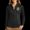 Ladies Vertical Texture Full Zip Jacket Thumbnail