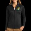 Ladies Vertical Texture Full Zip Jacket Thumbnail
