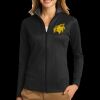 Ladies Vertical Texture Full Zip Jacket Thumbnail