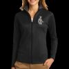 Ladies Vertical Texture Full Zip Jacket Thumbnail