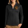 Ladies Vertical Texture Full Zip Jacket Thumbnail