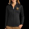 Ladies Vertical Texture Full Zip Jacket Thumbnail