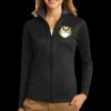 Ladies Vertical Texture Full Zip Jacket Thumbnail
