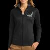 Ladies Vertical Texture Full Zip Jacket Thumbnail