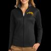 Ladies Vertical Texture Full Zip Jacket Thumbnail