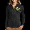 Ladies Vertical Texture Full Zip Jacket Thumbnail