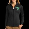 Ladies Vertical Texture Full Zip Jacket Thumbnail