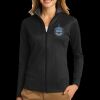 Ladies Vertical Texture Full Zip Jacket Thumbnail