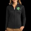 Ladies Vertical Texture Full Zip Jacket Thumbnail