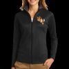 Ladies Vertical Texture Full Zip Jacket Thumbnail