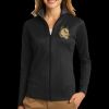 Ladies Vertical Texture Full Zip Jacket Thumbnail