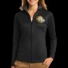 Ladies Vertical Texture Full Zip Jacket Thumbnail