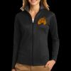 Ladies Vertical Texture Full Zip Jacket Thumbnail