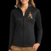 Ladies Vertical Texture Full Zip Jacket Thumbnail